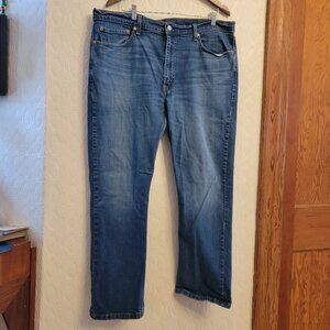 Levi's 514 Straight Fit Jeans Men's W40 L30 — Medium Blue Wash — 5-Pocket